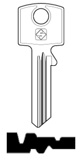 Afbeelding van Silca Cilindersleutel staal CE24R