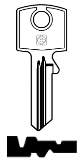 Afbeelding van Silca Cilindersleutel staal CE26R
