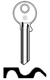 Afbeelding van Silca Cilindersleutel staal CE3