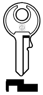 Afbeelding van Silca Cilindersleutel brass CE30R