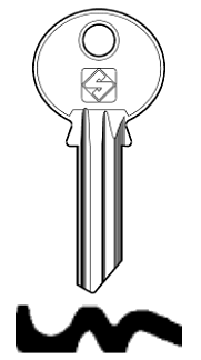 Afbeelding van Silca Cilindersleutel staal ZE13R