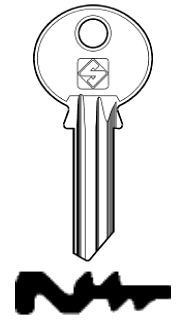 Afbeelding van Silca Cilindersleutel staal ZE15