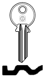 Afbeelding van Silca Cilindersleutel staal ZE5R