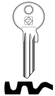 Afbeelding van Silca Cilindersleutel staal ZE34RX
