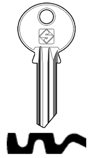 Afbeelding van Silca Cilindersleutel staal ZE39R