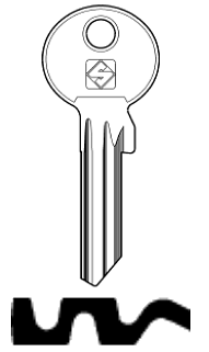 Afbeelding van Silca Cilindersleutel staal ZE39RX