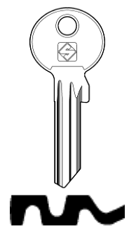 Afbeelding van Silca Cilindersleutel staal ZE39X