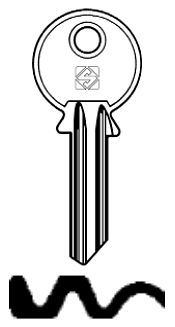 Afbeelding van Silca Cilindersleutel staal ZE4