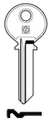 Afbeelding van Silca Cilindersleutel staal ZE46