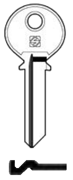 Afbeelding van Silca Cilindersleutel staal ZE46R