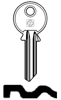 Afbeelding van Silca Cilindersleutel staal ZE5