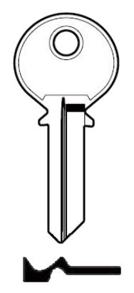 Afbeelding van Silca Cilindersleutel staal ZE6R