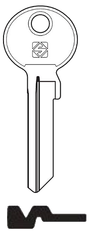Afbeelding van Silca Cilindersleutel staal ZE66RX