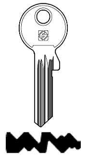 Afbeelding van Silca Cilindersleutel staal GE178RX-4