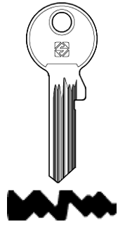Afbeelding van Silca Cilindersleutel staal GE178RX-6