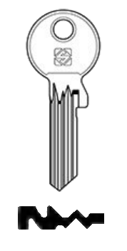 Afbeelding van Silca Cilindersleutel staal GE191X