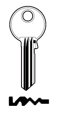 Afbeelding van Silca Cilindersleutel staal GE12R