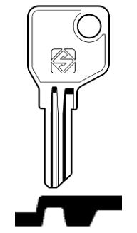 Afbeelding van Silca Cilindersleutel staal TO66