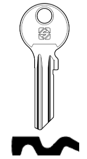 Afbeelding van Silca Cilindersleutel staal YT16X