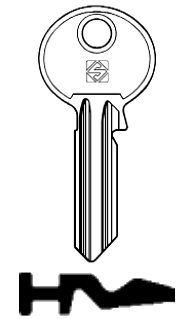 Afbeelding van Silca Cilindersleutel staal RU3R