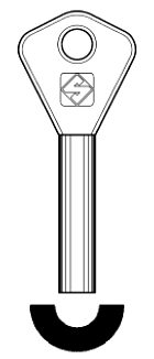 Afbeelding van Silca Cilindersleutel brass AY3