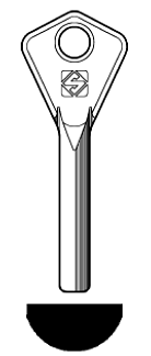 Afbeelding van Silca Cilindersleutel staal AY30