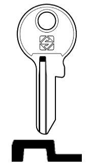 Afbeelding van Silca Cilindersleutel staal CR5R