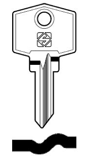 Afbeelding van Silca Cilindersleutel staal LM3R