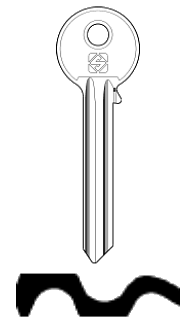 Afbeelding van Silca Cilindersleutel staal UL046