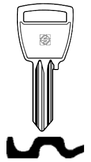 Afbeelding van Silca Cilindersleutel staal SN2R