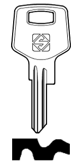 Afbeelding van Silca Cilindersleutel staal STS11