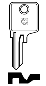 Afbeelding van Silca Cilindersleutel staal STS2