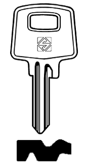 Afbeelding van Silca Cilindersleutel staal STS3