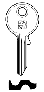 Afbeelding van Silca Cilindersleutel staal SV8R