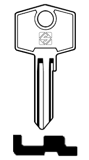 Afbeelding van Silca Cilindersleutel staal YD2R