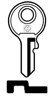 Afbeelding van Silca Cilindersleutel staal YT11R