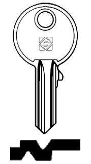 Afbeelding van Silca Cilindersleutel staal RO42