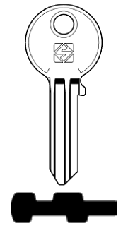 Afbeelding van Silca Cilindersleutel staal FH14