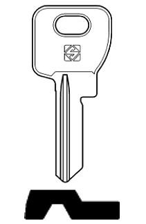 Afbeelding van Silca Cilindersleutel staal MC23
