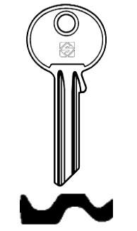 Afbeelding van Silca Cilindersleutel staal VAC30R