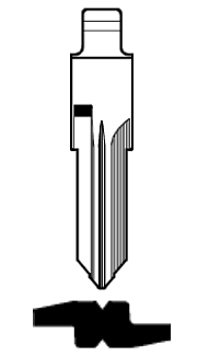 Afbeelding van Silca Autosleutel losse baard staal VAC102-DI