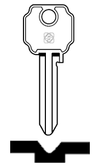 Afbeelding van Silca Cilindersleutel staal LC10