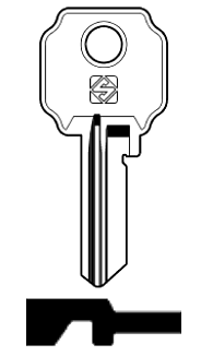 Afbeelding van Silca Cilindersleutel staal LC8