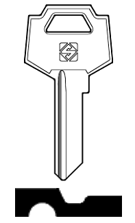 Afbeelding van Silca Cilindersleutel staal FAC29