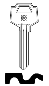 Afbeelding van Silca Cilindersleutel staal FAC30