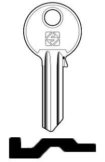 Afbeelding van Silca Cilindersleutel staal TN8R