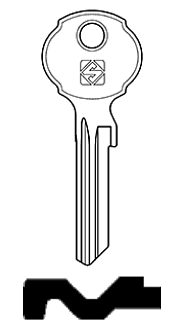Afbeelding van Silca Cilindersleutel staal UNI3X