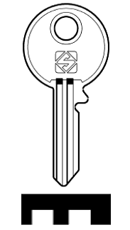 Afbeelding van Silca Cilindersleutel staal UNI4R