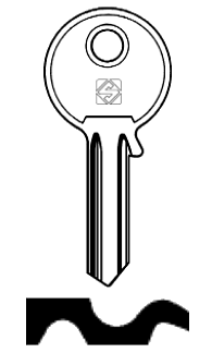 Afbeelding van Silca Cilindersleutel staal WE3