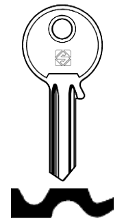 Afbeelding van Silca Cilindersleutel staal WE3R